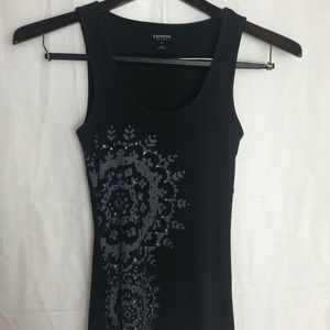 Express Black Tank Top Ladies Size Medium